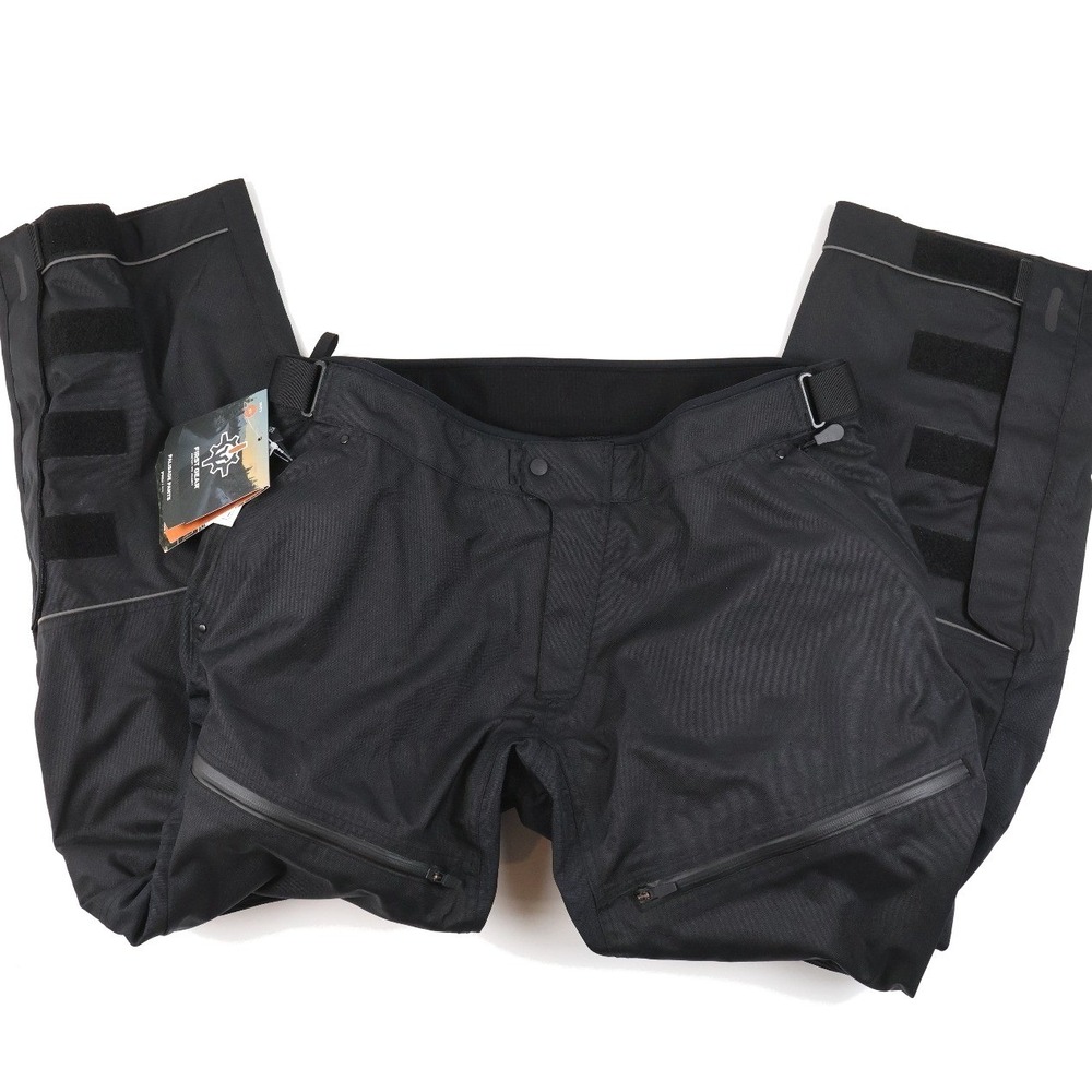 First Gear Palisade Motorcycle Riding Pants Black Solid 40 NWT MSRP 249